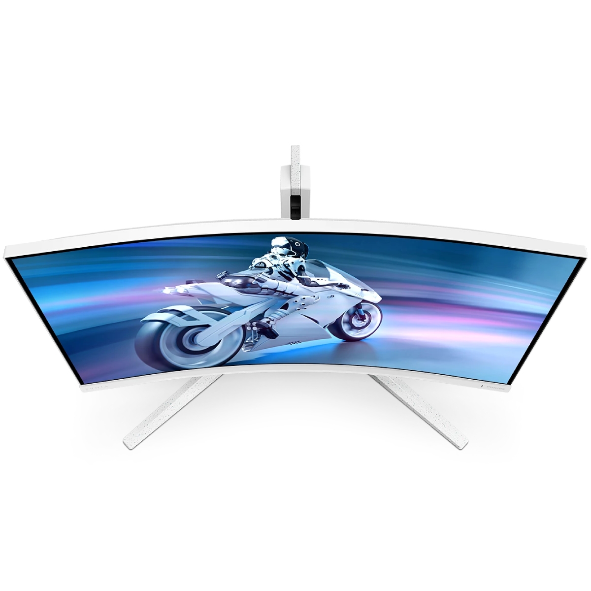 TFT 31.5 Philips 32M2C5501, Fast VA, QHD 2K, 180hz, вигнутий, 2хHDMI, DP, HAS (32M2C5501/00) Білий на малюнкі №7