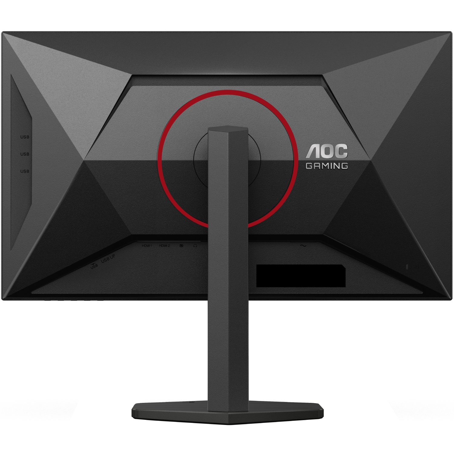 TFT 27 AOC U27G4R, 4K UHD, IPS, 160Гц, 2хHDMI, DP, HAS, Pivot, чорно-червоний (U27G4R) чорний з червоним на малюнкі №6