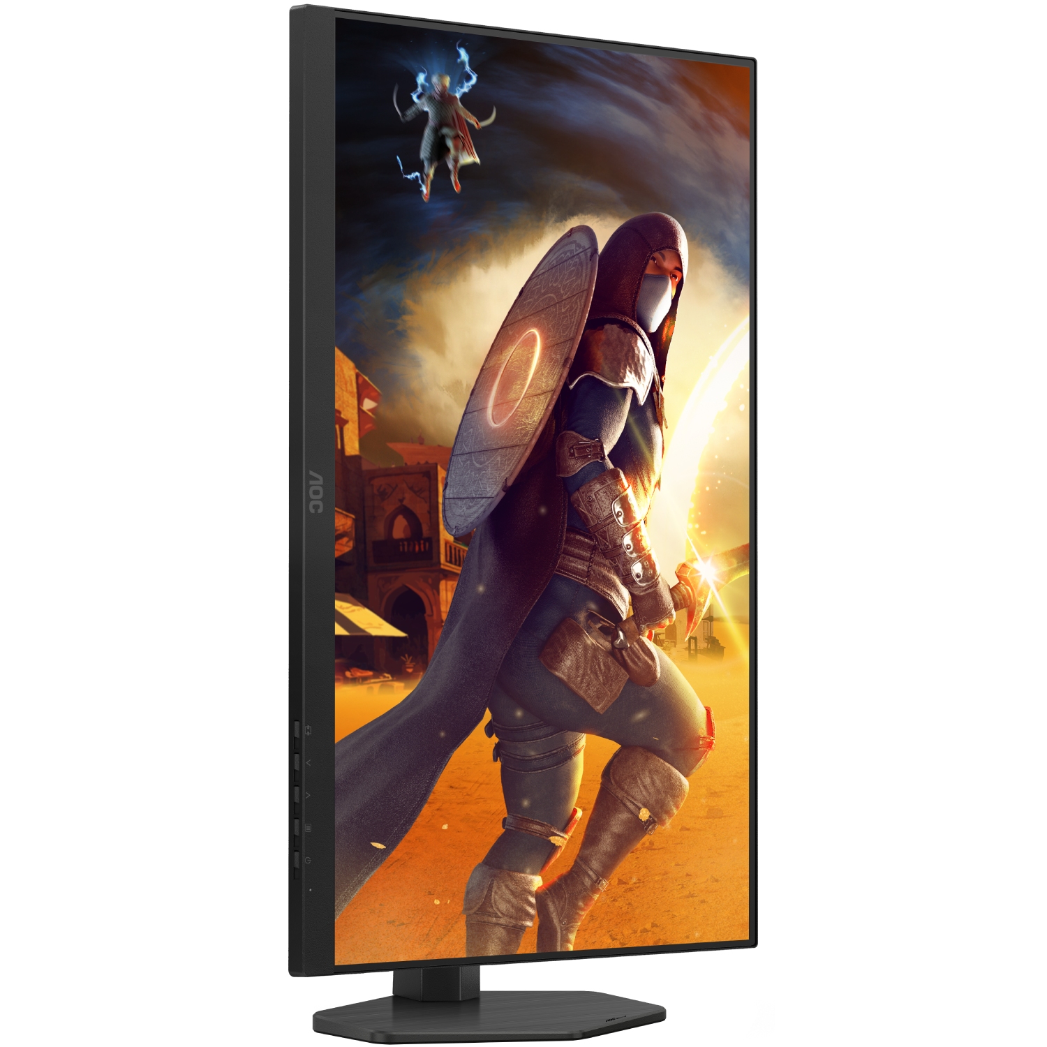TFT 27 AOC U27G4R, 4K UHD, IPS, 160Гц, 2хHDMI, DP, HAS, Pivot, чорно-червоний (U27G4R) чорний з червоним на малюнкі №8