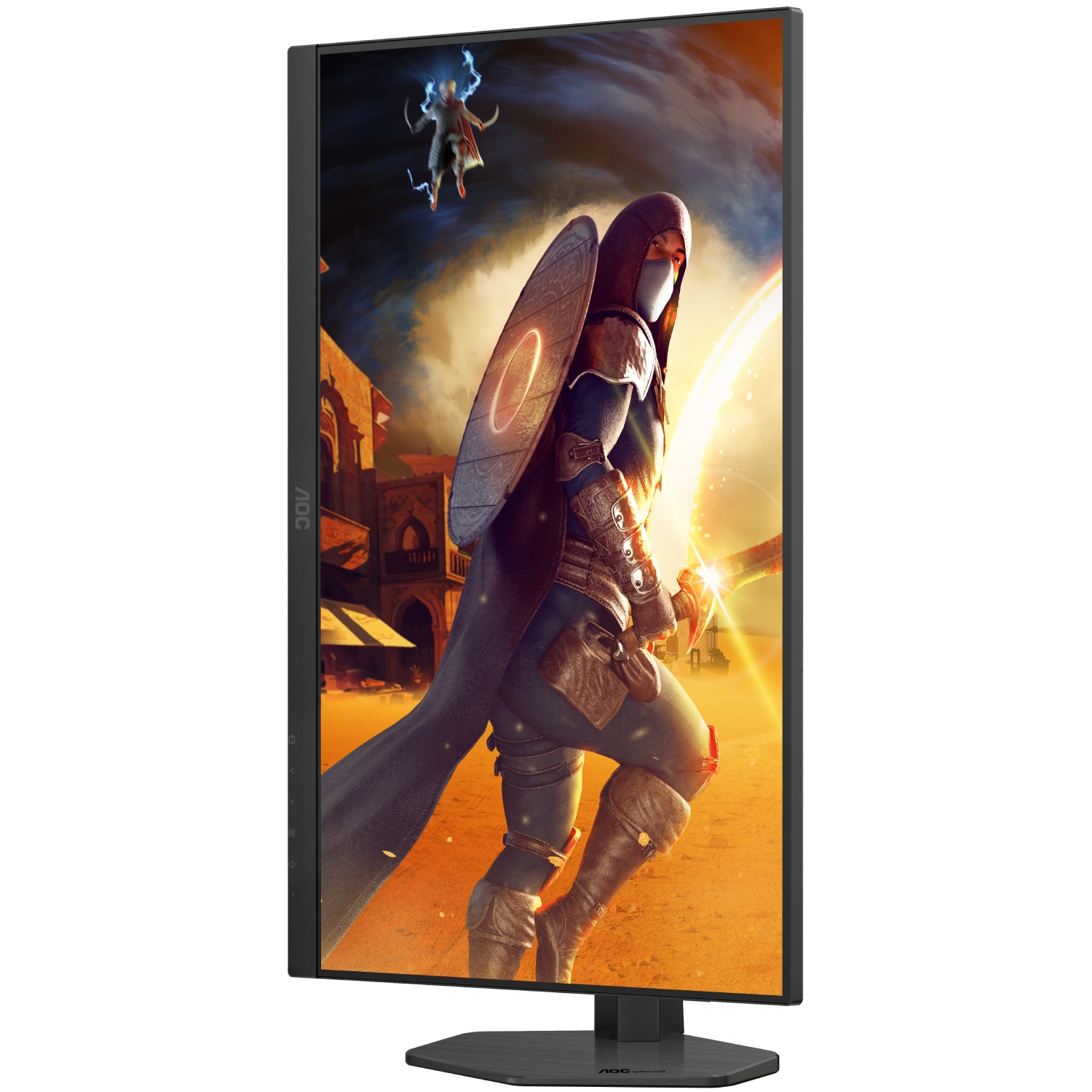 TFT 27 AOC U27G4R, 4K UHD, IPS, 160Гц, 2хHDMI, DP, HAS, Pivot, чорно-червоний (U27G4R) чорний з червоним на малюнкі №10