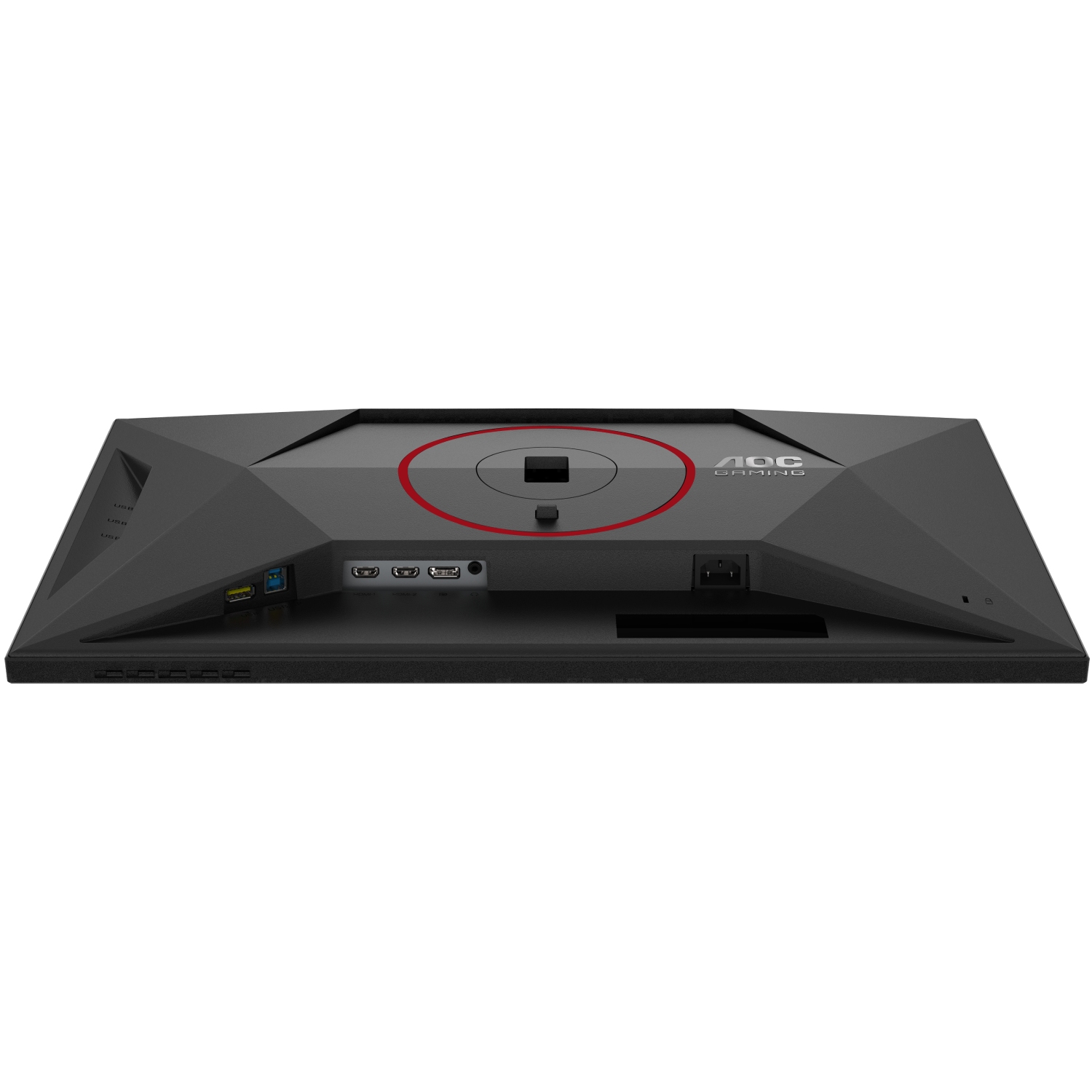 TFT 27 AOC U27G4R, 4K UHD, IPS, 160Гц, 2хHDMI, DP, HAS, Pivot, чорно-червоний (U27G4R) чорний з червоним на малюнкі №11