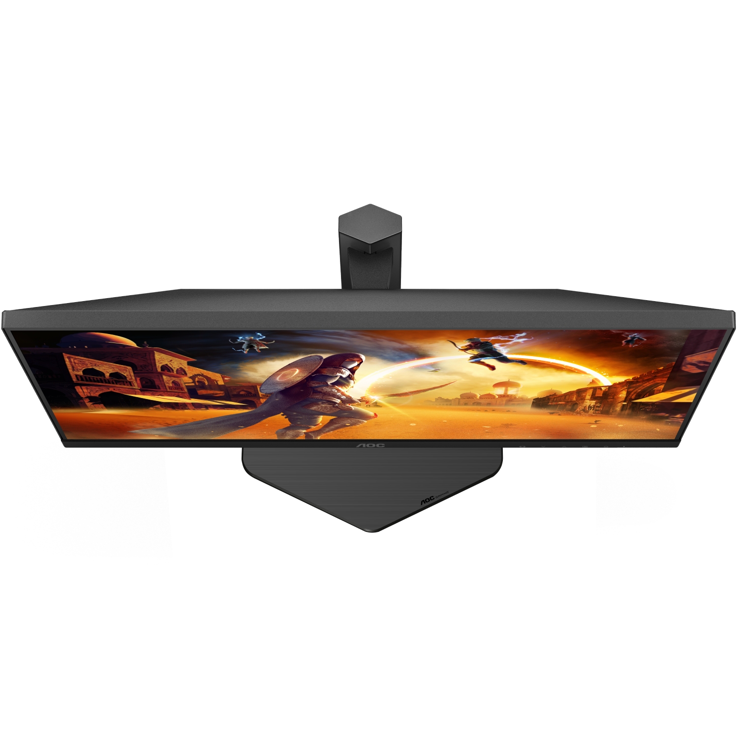 TFT 27 AOC U27G4R, 4K UHD, IPS, 160Гц, 2хHDMI, DP, HAS, Pivot, чорно-червоний (U27G4R) чорний з червоним на малюнкі №12