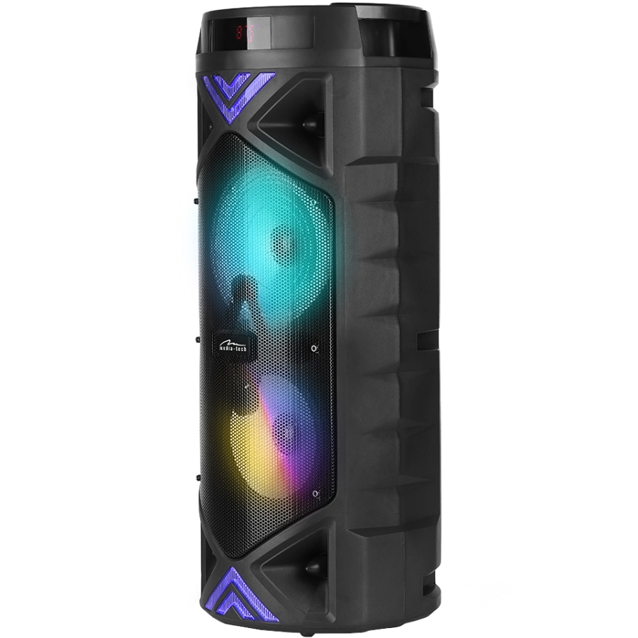 Акустична система 1.0 Media-Tech 50W Bluetooth/FM/AUX/SD/USB/КАРАОКЕ/LED чорна (MT3182) Чорний на малюнкі №7