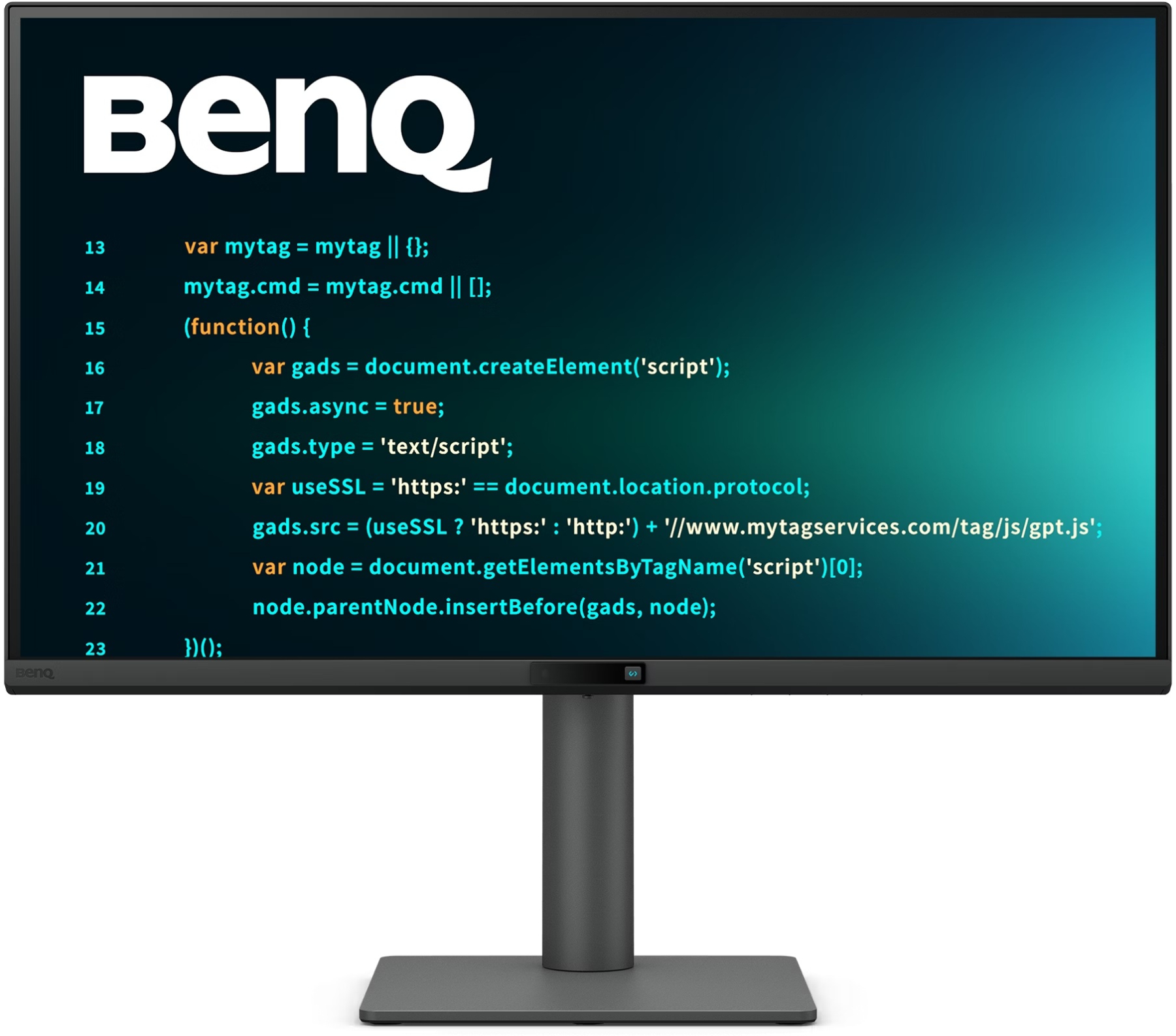 TFT 27 BenQ RD270Q, IPS, 2K QHD, 144Hz, HDMI, DP, USB-C, HAS, Pivot, колонки (9H.LPCLM.MBE) Чорний на малюнкі №1
