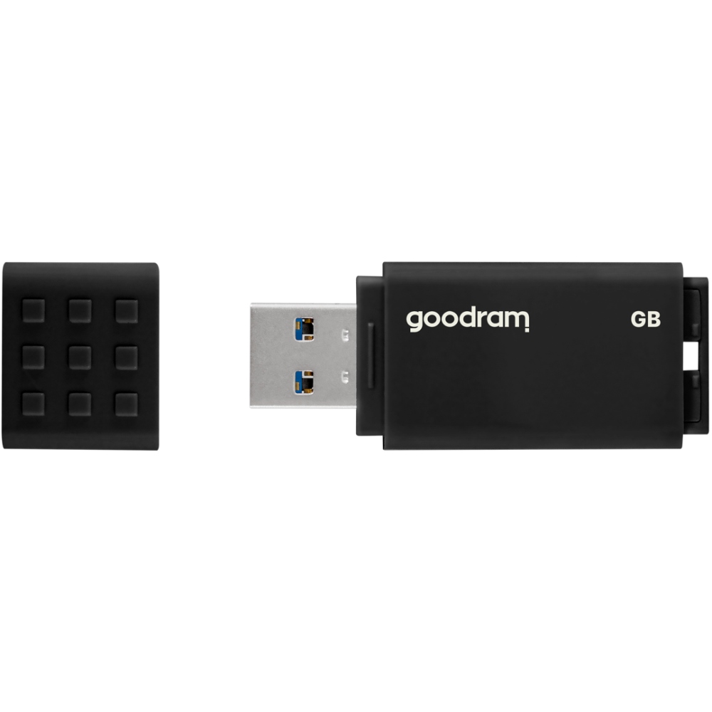 USB Flash GoodRAM 256GB USB 3.2 UME3 Black, Retail (UME3-2560K0R11) Чорний на малюнкі №3