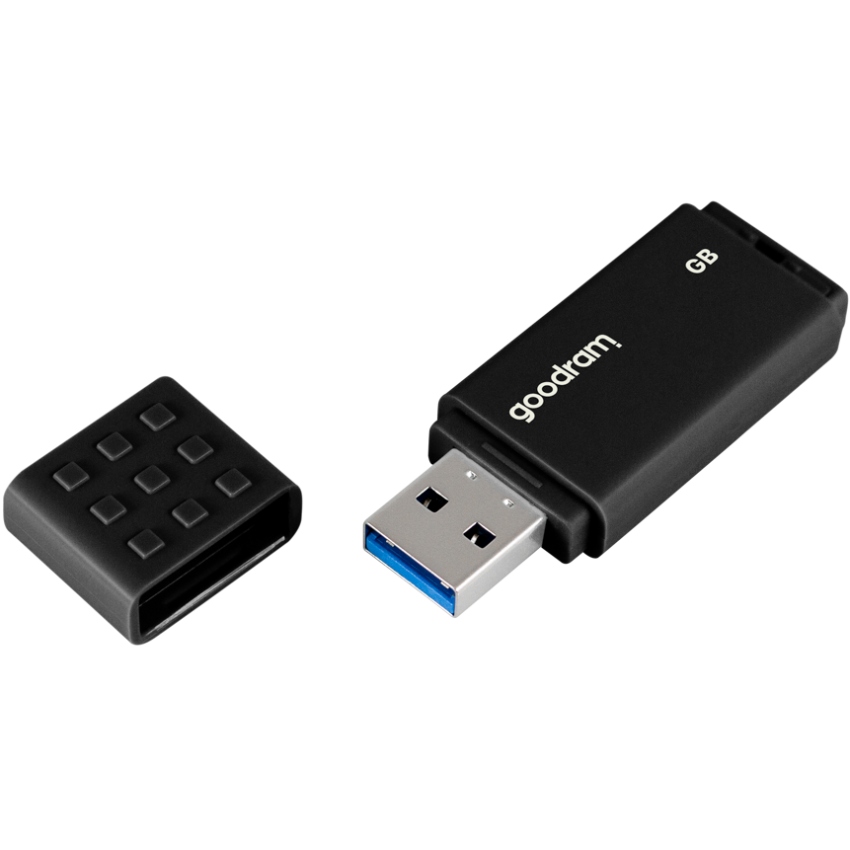 USB Flash GoodRAM 256GB USB 3.2 UME3 Black, Retail (UME3-2560K0R11) Чорний на малюнкі №4