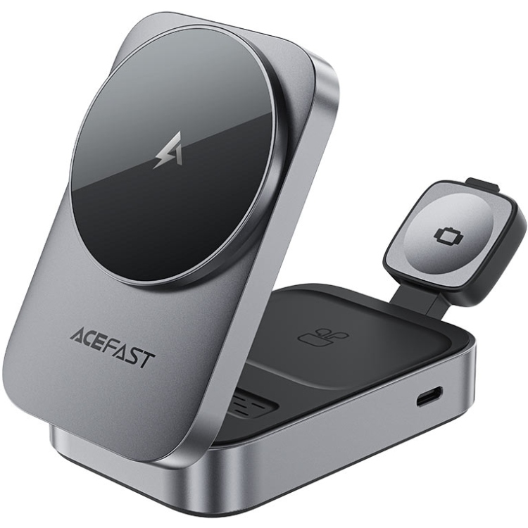 Зарядний пристрій Wireless QI 3in1 22,5W E22 Acefast (6974316284079) на малюнкі №1