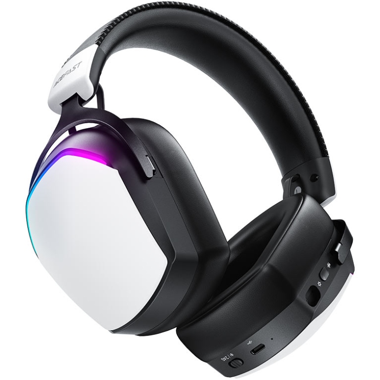 Гарнітура ігрова Acefast H11, Bluetooth+3,5мм White (6974316285601) Чорний/білий на малюнкі №3