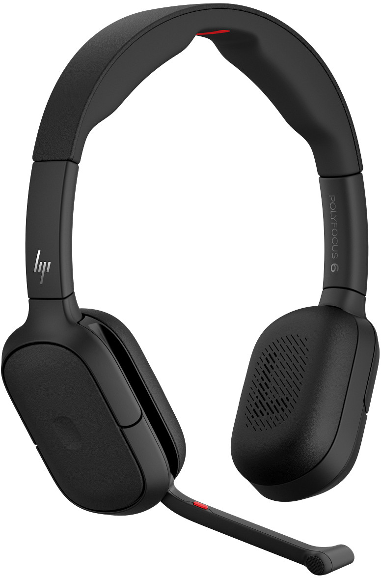 Гарнітура Poly Focus 625 Stereo Bluetooth (C56XPAA) Чорний на малюнкі №1