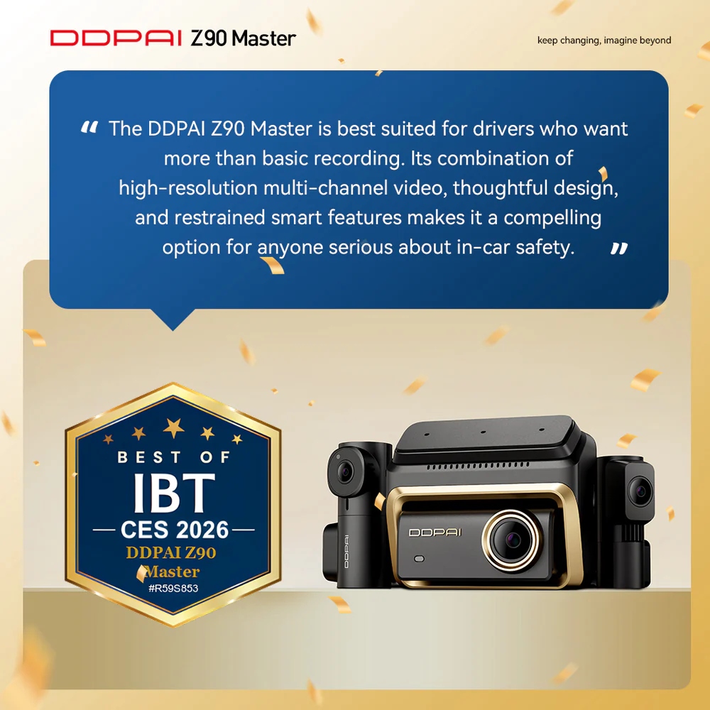 Відеореєстратор DDPAI Dashcam Z90 + камера заднього виду (6934915205820) на малюнкі №5