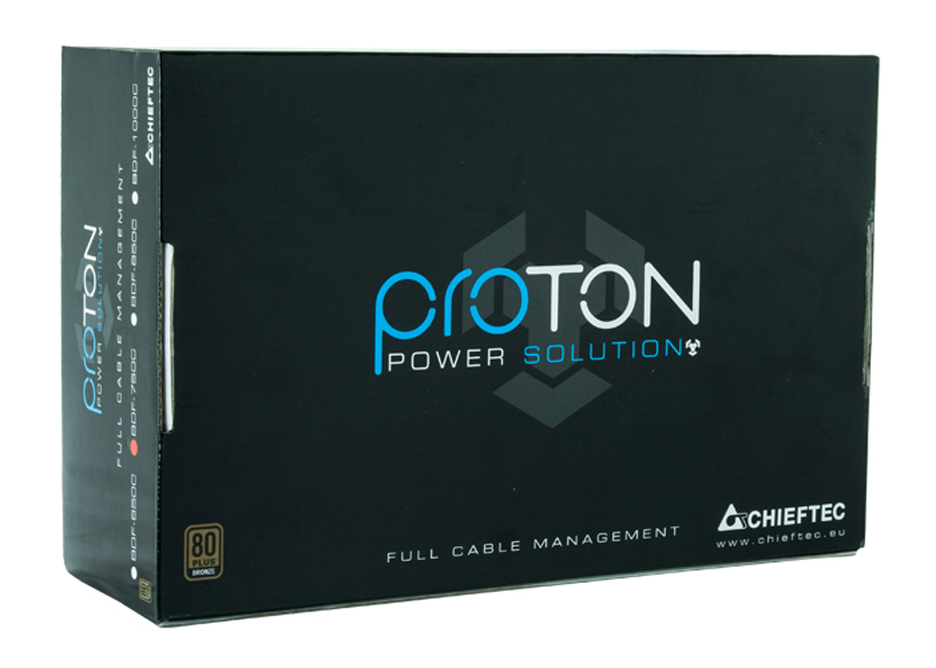 БЖ 650W Chieftec PROTON BDF-650C, 140mm Fan, Modular, 80+ Bronze Retail Box (BDF-650C) на малюнкі №5