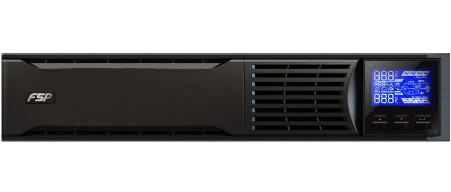 ДБЖ FSP Champ 2 kVA, RM, IEC (CH-1102RS), 2000VA/1800W, Online, IEC*6,CE (PPF18A1403) на малюнкі №1