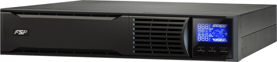 ДБЖ FSP Champ 2 kVA, RM, IEC (CH-1102RS), 2000VA/1800W, Online, IEC*6,CE (PPF18A1403) на малюнкі №2