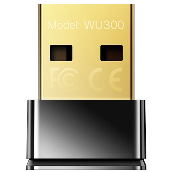Адаптер WiFi Cudy WU300, AX300 Wi-Fi 6 Nano USB Adapter (WU300) на малюнкі №1