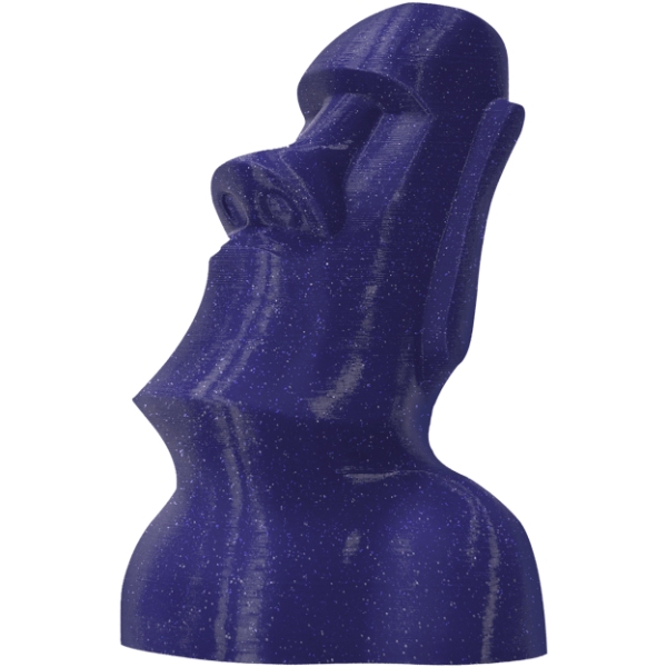 Пластик (Filament) WINKLE PLA HD 1кг, 1.75мм, блискучий, синя ніч (PHD01000175AZUNOCWNK) Синій на малюнкі №3