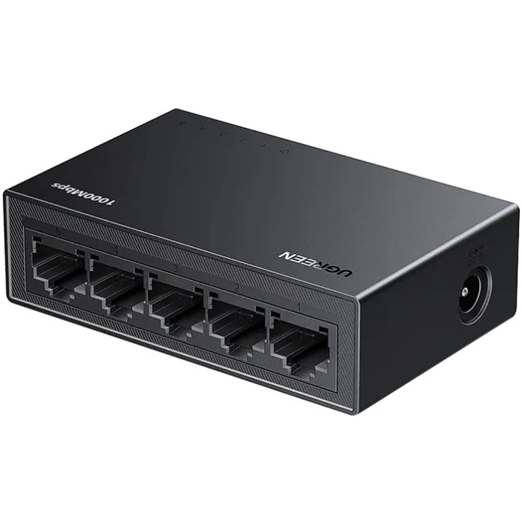 Комутатор Ugreen, 5-Port Gigabit Ethernet Switch (CM833) на малюнкі №1