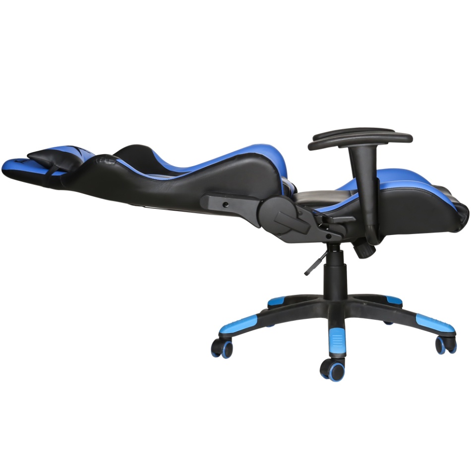 Крісло ігрове XTRIKE ME Advanced Gaming Chair GC-905, 50мм, чорно-cинє (GC-905BU) Чорний + синій на малюнкі №3