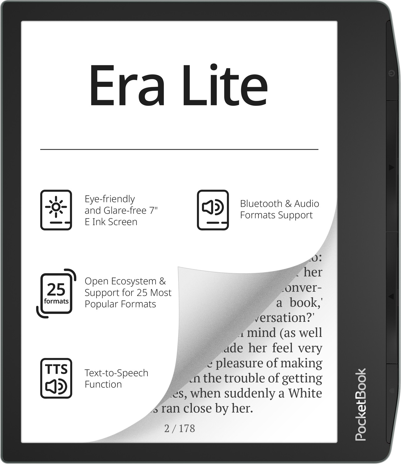 Електронна книжка PocketBook Era Lite (PB710), Stone Green (PB710-9-WW) на малюнкі №1