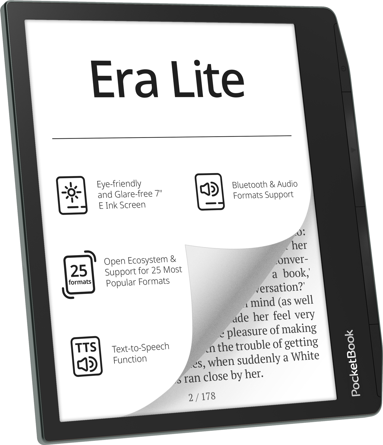 Електронна книжка PocketBook Era Lite (PB710), Stone Green (PB710-9-WW) на малюнкі №2