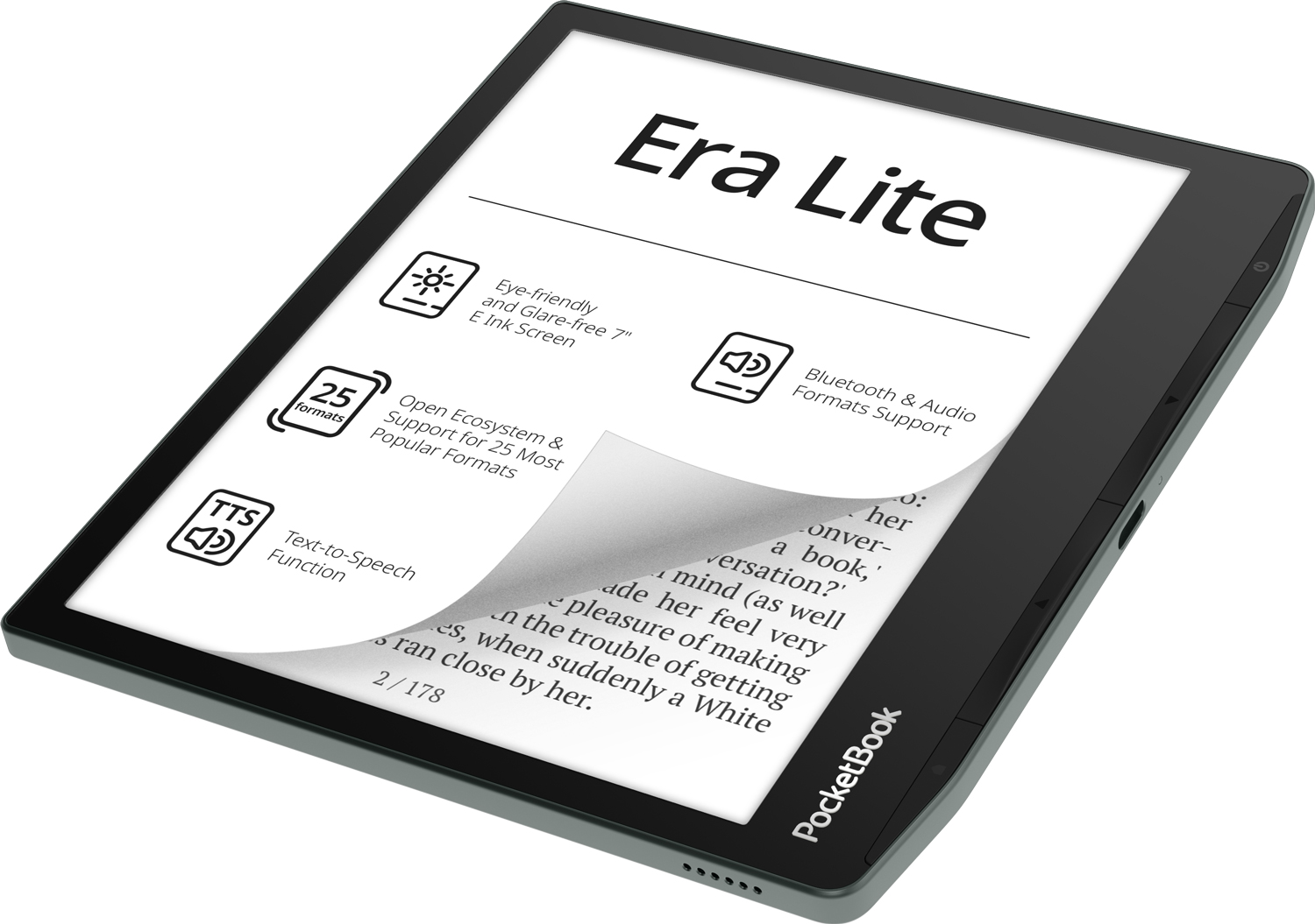 Електронна книжка PocketBook Era Lite (PB710), Stone Green (PB710-9-WW) на малюнкі №3