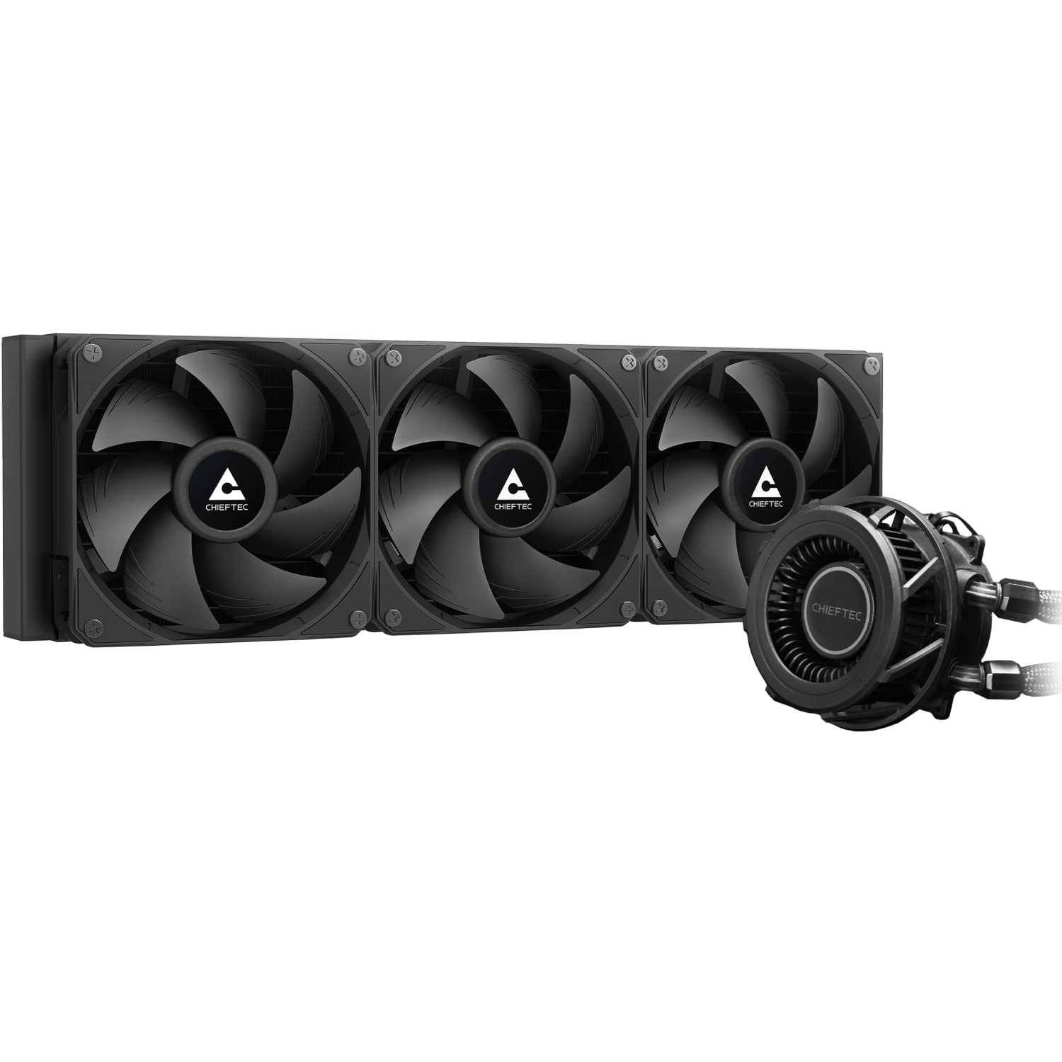 Система водяного охолодження Chieftec Iceberg PRO 360 DARK (CLC-360-VRM-BLK) на малюнкі №1