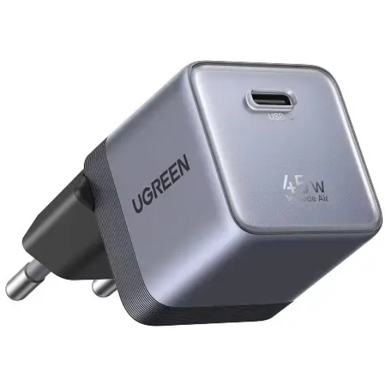 Зарядний пристрій 1xUSB 45W (USB-C) Gan X840 Ugreen (95692B) на малюнкі №1