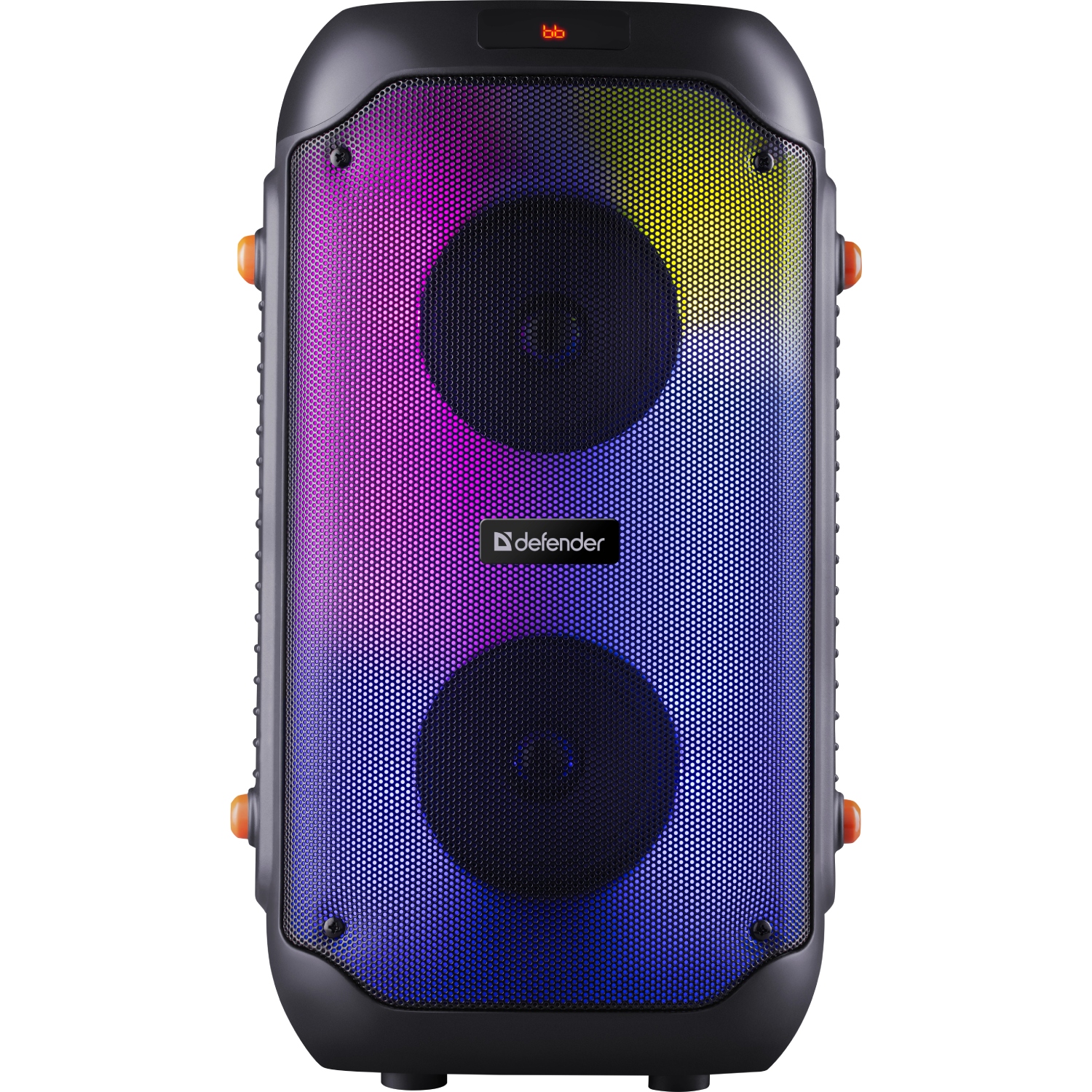 Акустична система 2.0 Defender Boomer 25, 25Вт RGB/BT/FM/USB/TF/AUX/MIC, чорна (65425) на малюнкі №1