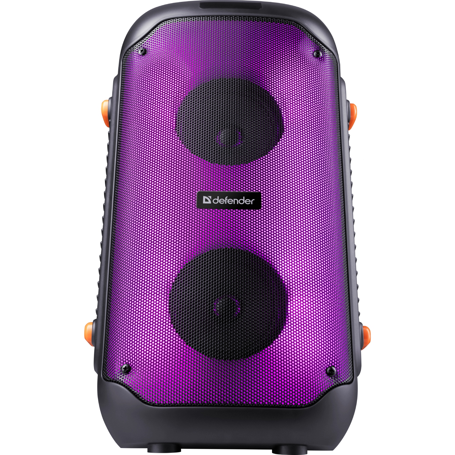Акустична система 2.0 Defender Boomer 25, 25Вт RGB/BT/FM/USB/TF/AUX/MIC, чорна (65425) на малюнкі №3