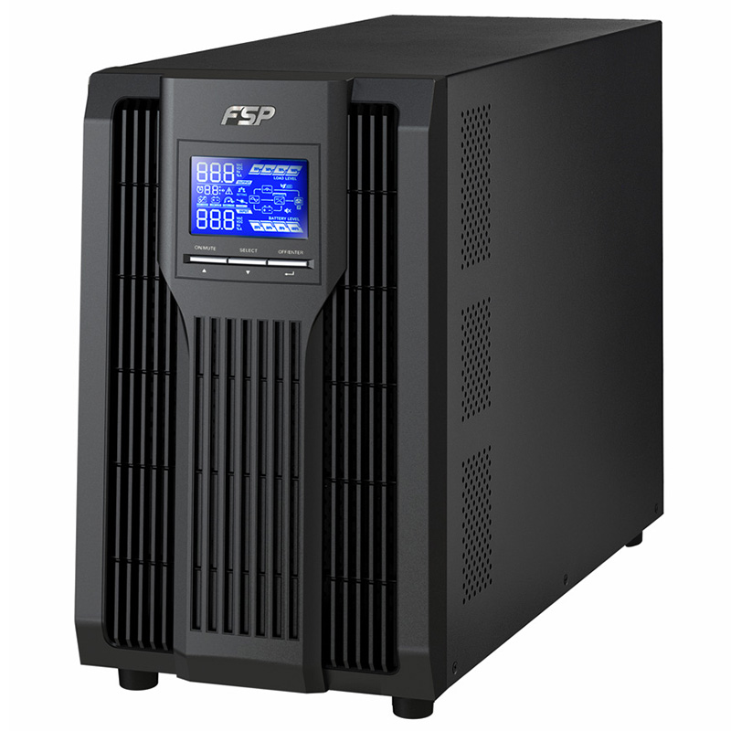 ДБЖ FSP Champ 2 kVA, Tower, Schuko (CH-1102TS), 2000VA/1800W, Online, Schuko*3,CE (PPF16A1900) на малюнкі №1