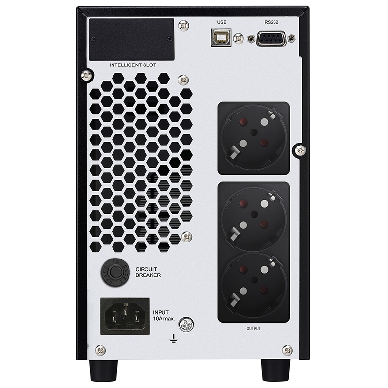 ДБЖ FSP Champ 2 kVA, Tower, Schuko (CH-1102TS), 2000VA/1800W, Online, Schuko*3,CE (PPF16A1900) на малюнкі №2