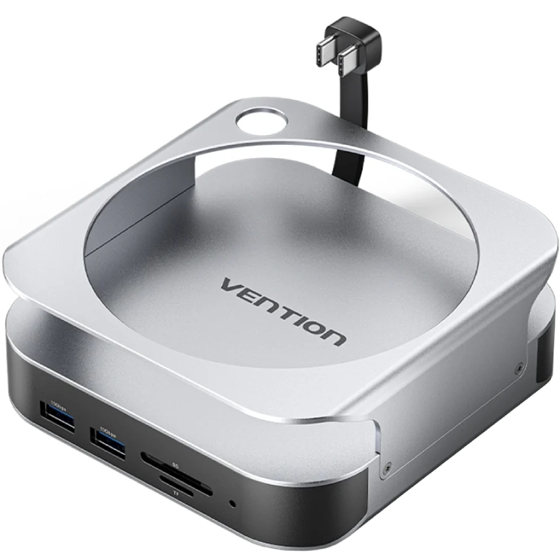 Док-станція USB3.2 Type-C -- Mac mini DP 4K240Hz/M.2 NVMe/4xUSB 3.2/USB-C 3.2/3,5мм/SD/TF/PD (THIHAG) на малюнкі №1