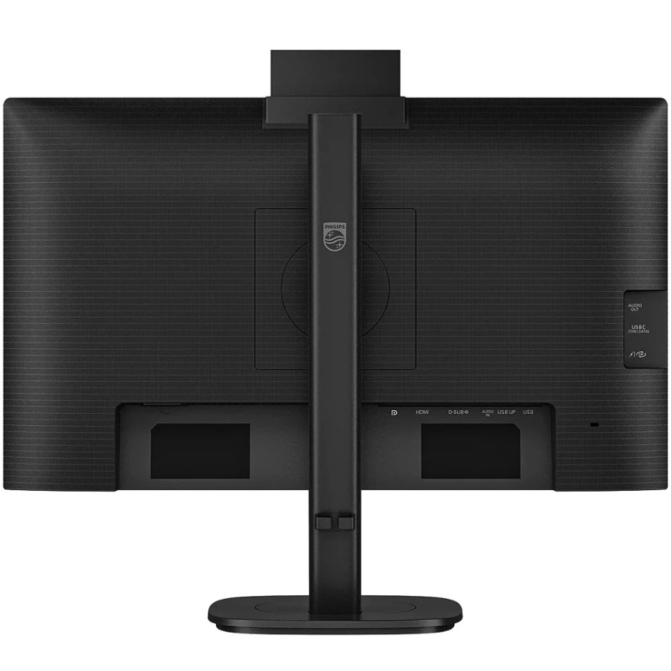 TFT 23.8 Philips 24B2N3200JH, IPS, 120Гц, VGA, HDMI, DP, USB-hub, cam, HAS, Pivot, колонки (24B2N3200JH/00) Чорний на малюнкі №5