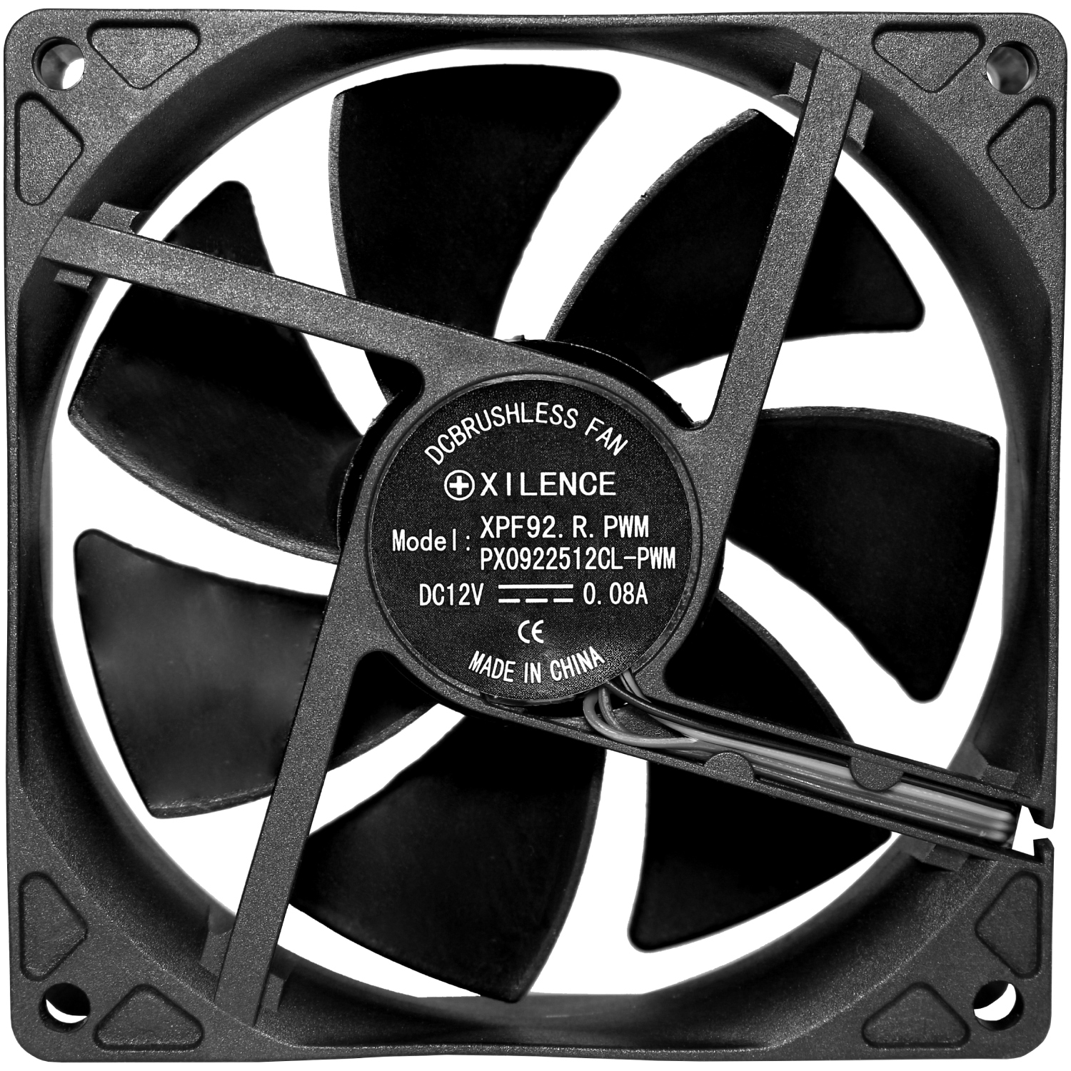 Вентилятор для корпуса 92mm Xilence Performance C XPF92.B.PWM Black, Retail Box (XF141) на малюнкі №4