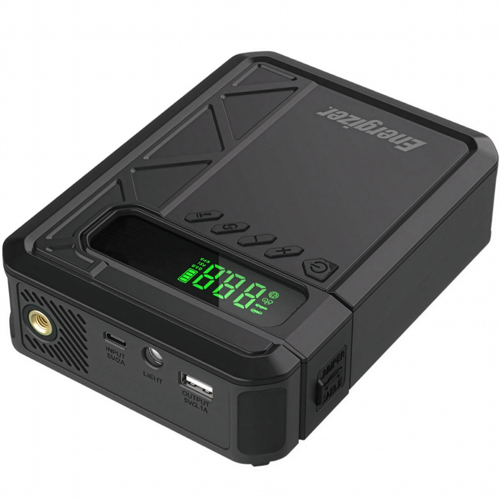 Автомобільний Jump Starter 10000mAh 37W USB-C,USB-A, 160 PSI, ліхтар 2W Energizer (JE10001JP) на малюнкі №2