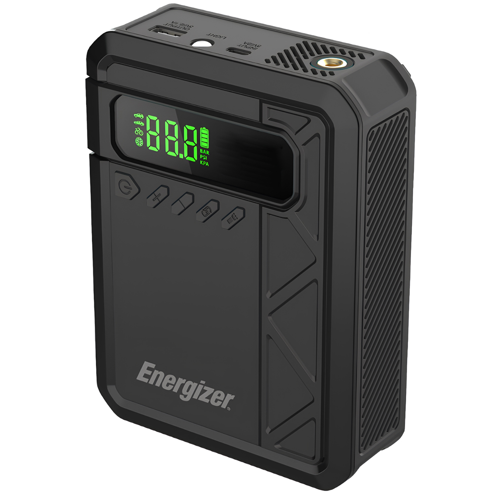 Автомобільний Jump Starter 10000mAh 37W USB-C,USB-A, 160 PSI, ліхтар 2W Energizer (JE10001JP) на малюнкі №5