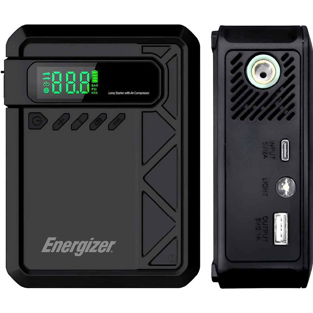 Автомобільний Jump Starter 10000mAh 37W USB-C,USB-A, 160 PSI, ліхтар 2W Energizer (JE10001JP) на малюнкі №6