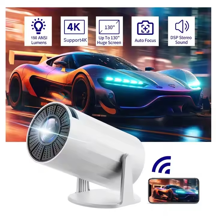 Проєктор H96 MAX X8 LED LCD HD 150AL 16:9 H713 1G/8G Android 11.0 HDMI WiFi BT білий (H96MAX_X8) на малюнкі №6