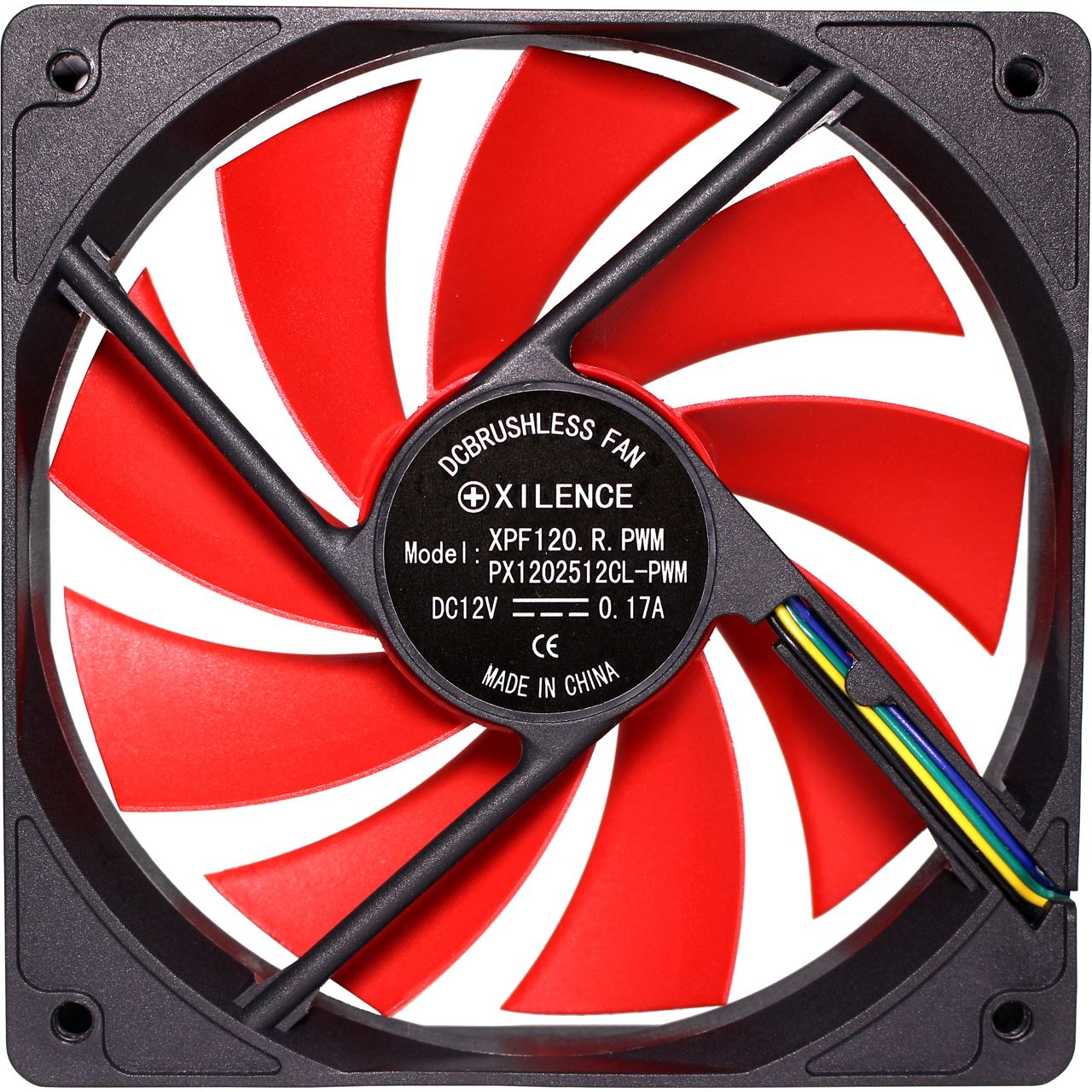 Вентилятор для корпуса 120mm Xilence Performance C XPF120.R.PWM Red/Black, Retail Box (XF042) на малюнкі №5
