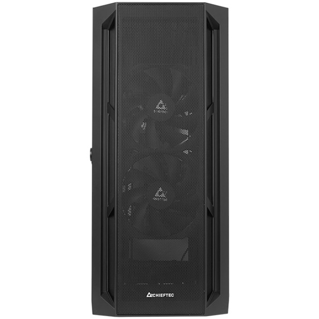 Корпус Chieftec APEX AIR 3x140mm, USB-C, E-ATX, без БЖ, Black (GA-01B-M-OP) Чорний на малюнкі №2
