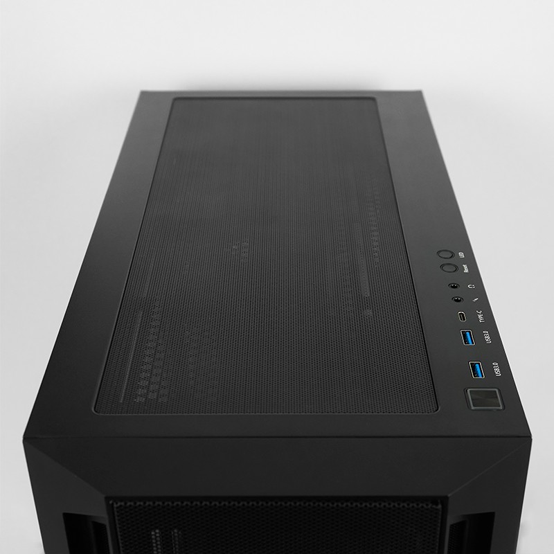 Корпус Chieftec APEX AIR 3x140mm, USB-C, E-ATX, без БЖ, Black (GA-01B-M-OP) Чорний на малюнкі №8