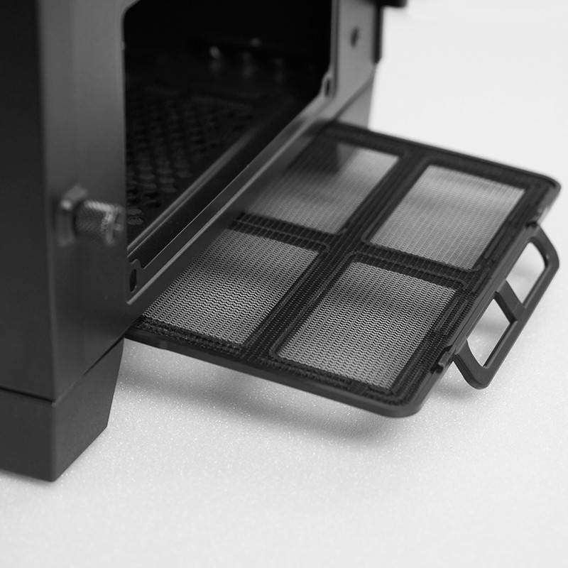 Корпус Chieftec APEX AIR 3x140mm, USB-C, E-ATX, без БЖ, Black (GA-01B-M-OP) Чорний на малюнкі №10