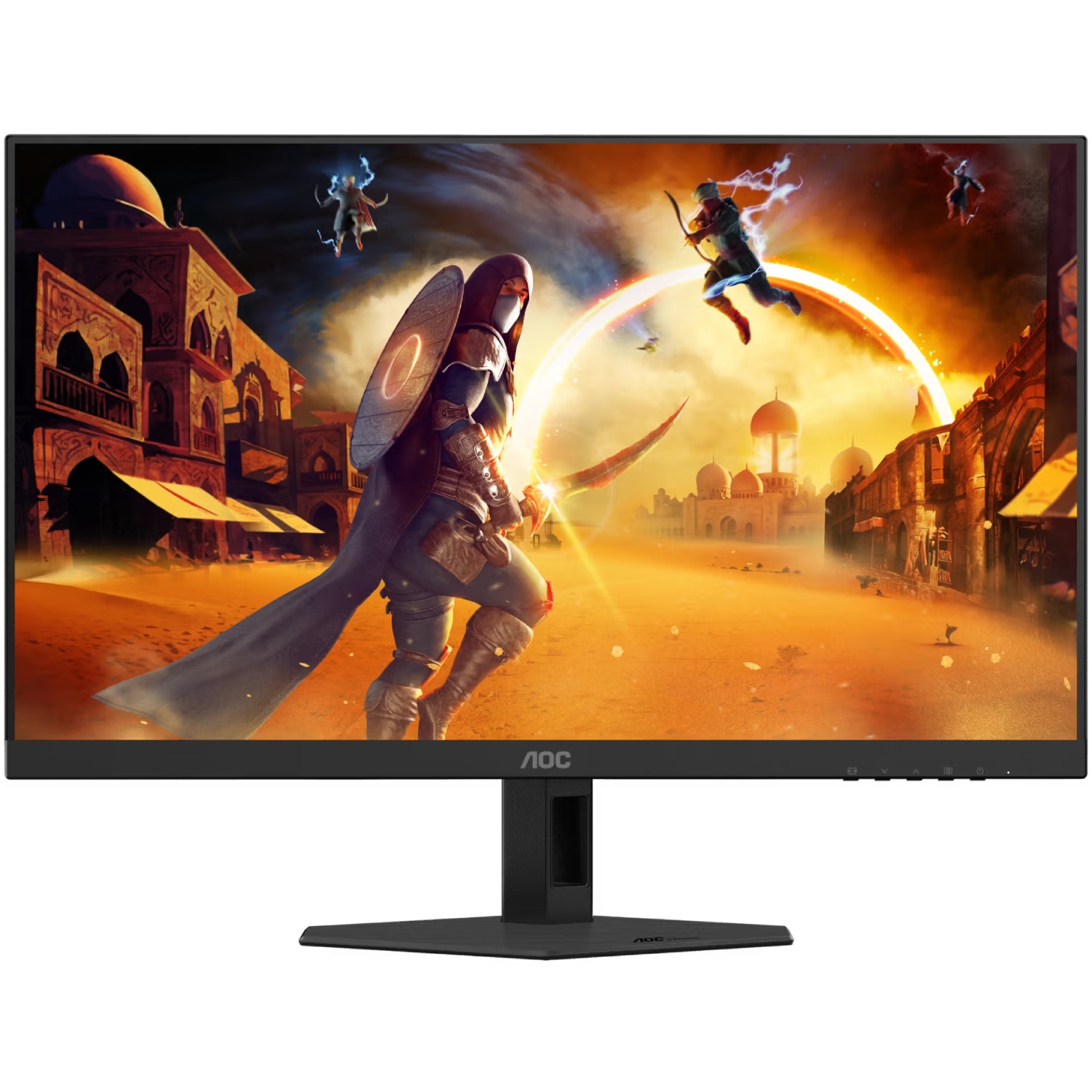 TFT 27 AOC 27G4ZRE, Fast IPS, 260Hz, 0,3ms, 2xHDMI, DP, чорно-червоний (27G4ZRE) чорний з червоним на малюнкі №1