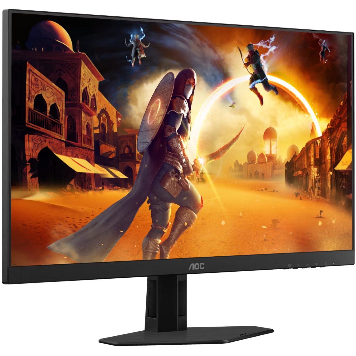 TFT 27 AOC 27G4ZRE, Fast IPS, 260Hz, 0,3ms, 2xHDMI, DP, чорно-червоний (27G4ZRE) чорний з червоним на малюнкі №2