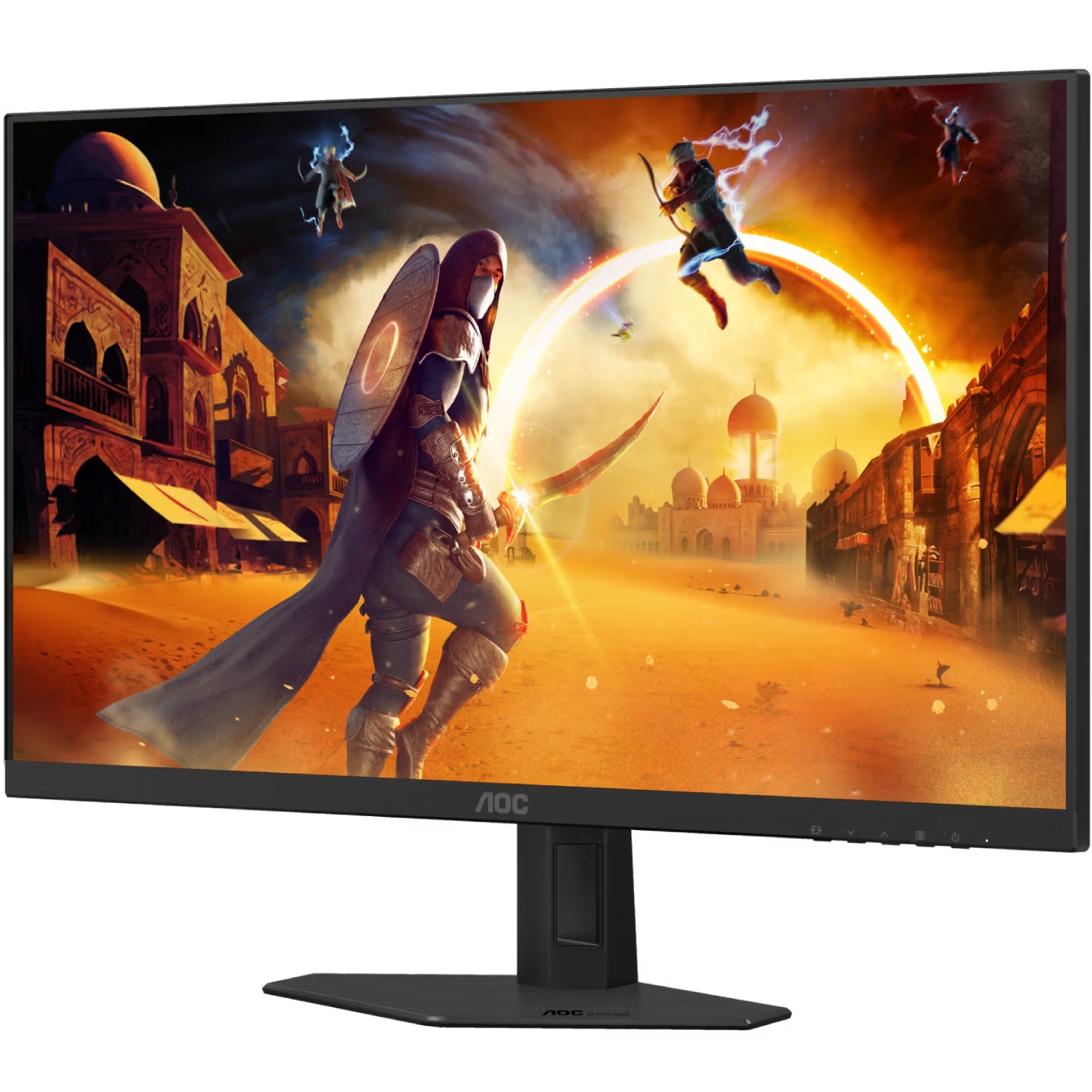 TFT 27 AOC 27G4ZRE, Fast IPS, 260Hz, 0,3ms, 2xHDMI, DP, чорно-червоний (27G4ZRE) чорний з червоним на малюнкі №3
