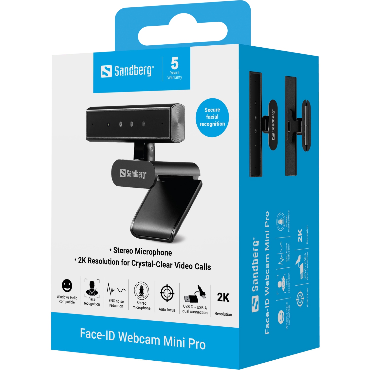 Веб-камера Sandberg Face-ID Webcam Mini Pro (134-44) на малюнкі №5