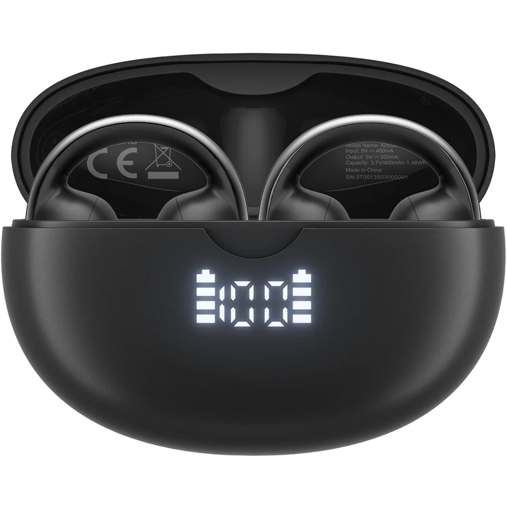 Навушники TWS Blackview AirBuds 13 Lava Black (6931548323280) Чорний на малюнкі №4