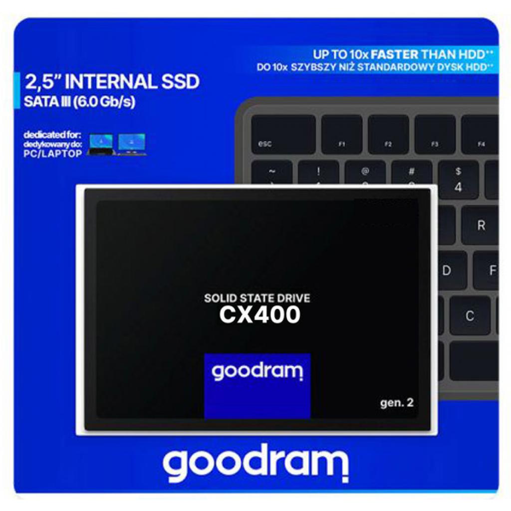 SSD 512GB GoodRAM CX400 SATA III 2.5 3D NAND (SSDPR-CX400-512-G2#) на малюнкі №4