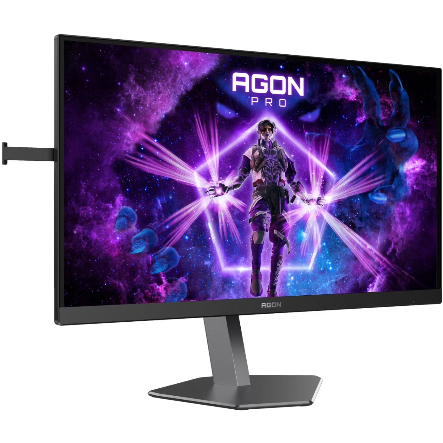 TFT 24.1 AOC AG246FK6, Ultra-Fast TN eSports, 610Hz, 2xHDMI, DP, USB-hub, HAS, Pivot, чорно-сірий (AG246FK6) чорний з сірим на малюнкі №2