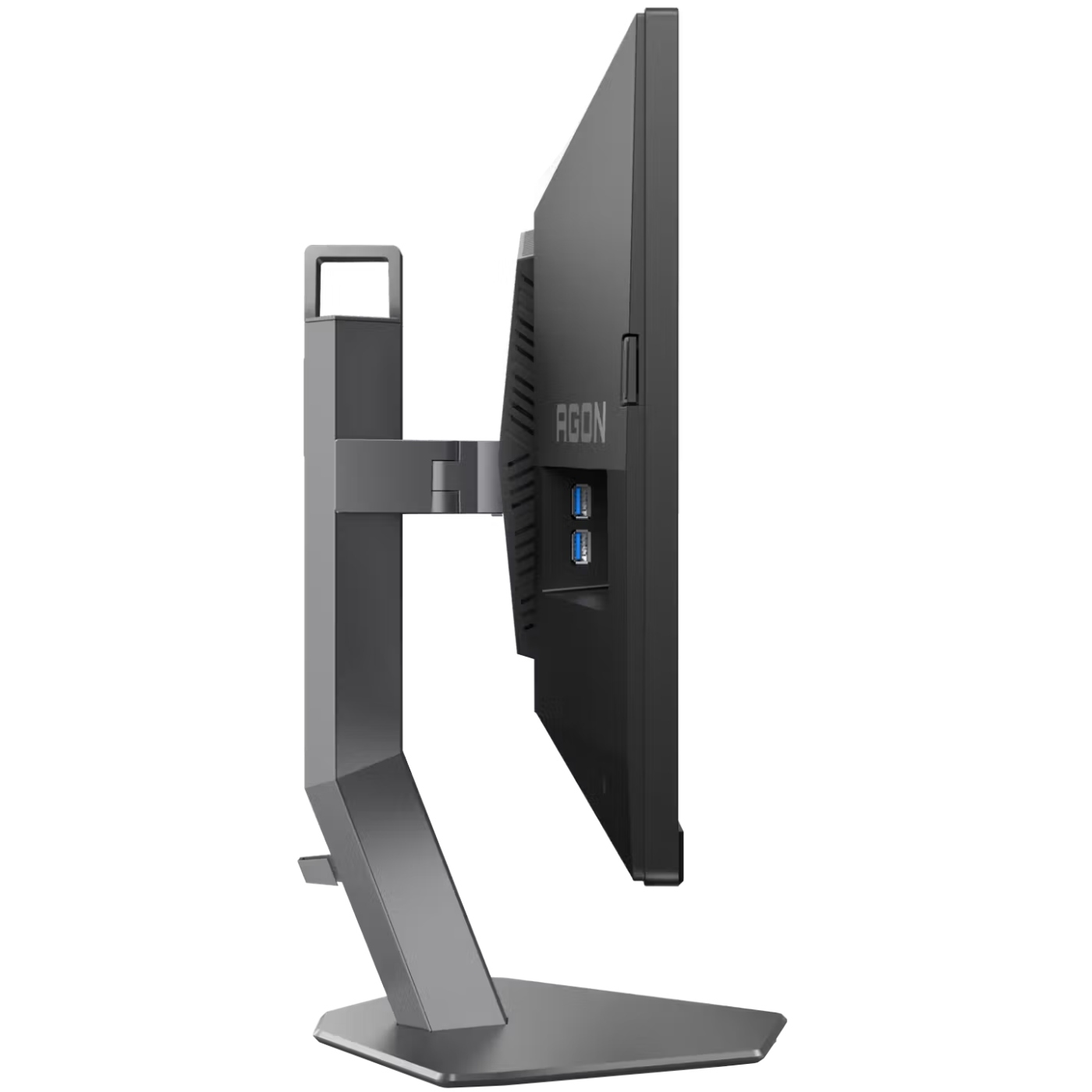 TFT 24.1 AOC AG246FK6, Ultra-Fast TN eSports, 610Hz, 2xHDMI, DP, USB-hub, HAS, Pivot, чорно-сірий (AG246FK6) чорний з сірим на малюнкі №4