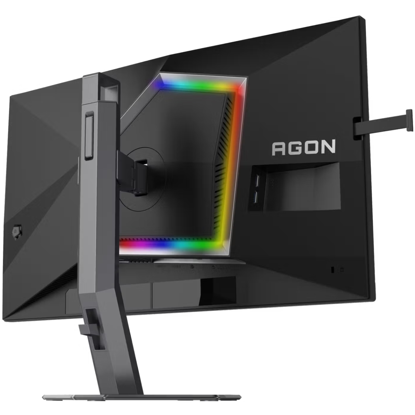 TFT 24.1 AOC AG246FK6, Ultra-Fast TN eSports, 610Hz, 2xHDMI, DP, USB-hub, HAS, Pivot, чорно-сірий (AG246FK6) чорний з сірим на малюнкі №5
